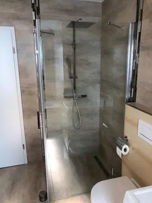 Ein Badezimmer in der Unterkunft Moderne Neubauwohnung
