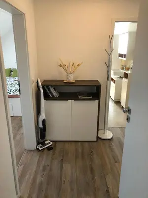 Küche/Küchenzeile in der Unterkunft Moderne Neubauwohnung