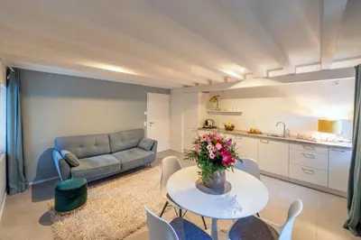 Ein Sitzbereich in der Unterkunft Casa La Fattoria Sole