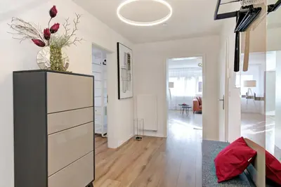 Küche/Küchenzeile in der Unterkunft Blumen(t)raum Ferienwohnung 2