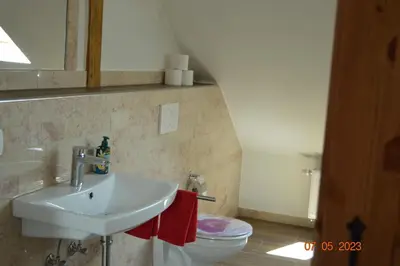 Ein Badezimmer in der Unterkunft Ferienwohnung Fillsack