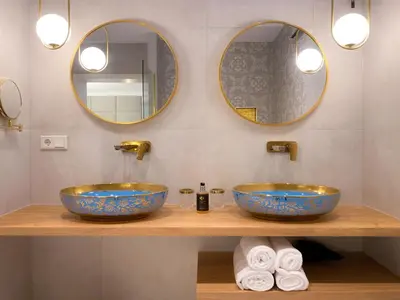 Ein Badezimmer in der Unterkunft Winzerhof Mußbach, Ihr Feriendomizil in der Pfalz