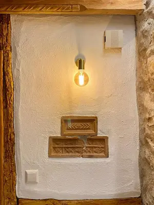 Grundriss der Unterkunft Mein MINI-HAUS - 2 Zimmer - Smart-TV - Stein & Holz