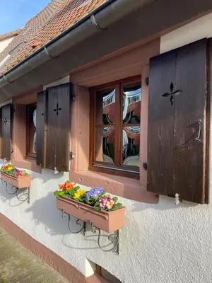 Das Gebäude in dem sich die Ferienwohnung befindet