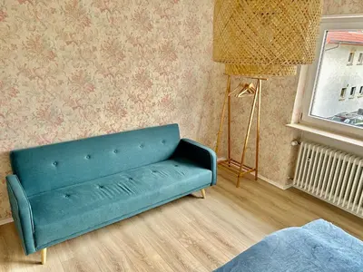 Ein Sitzbereich in der Unterkunft RelaxStay - Balkon - Smart-TV - WIFI