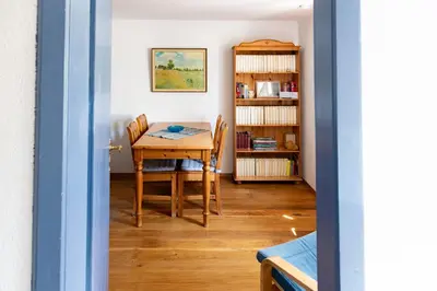 Die Bibliothek in der Ferienwohnung