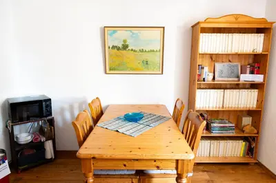 Die Bibliothek in der Ferienwohnung