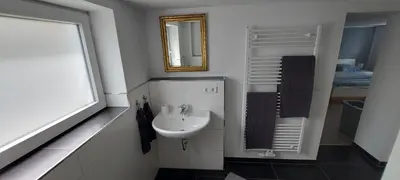 Ein Badezimmer in der Unterkunft Traumblick Südpfalz
