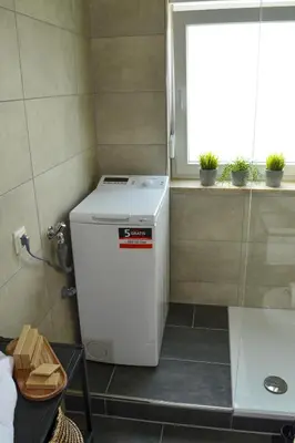 Grundriss der Unterkunft M&D Apartments nähe Volkspark mit Balkon - Netflix - Küche