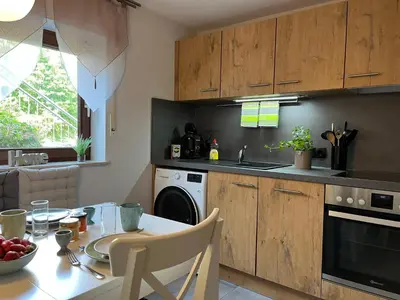 Küche/Küchenzeile in der Unterkunft Apartment Hartmann im Odenwald by Interhome