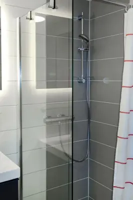 Ein Badezimmer in der Unterkunft Apartment Hartmann im Odenwald by Interhome