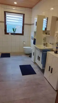 Ein Badezimmer in der Unterkunft Ferienwohnung Schmidt
