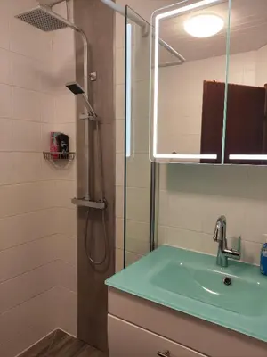 Ein Badezimmer in der Unterkunft Apartment 
