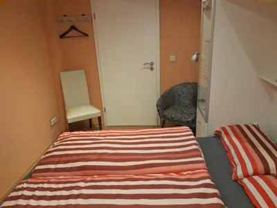 Ein Bett oder Betten in einem Zimmer der Unterkunft Ferienwohnung Camino