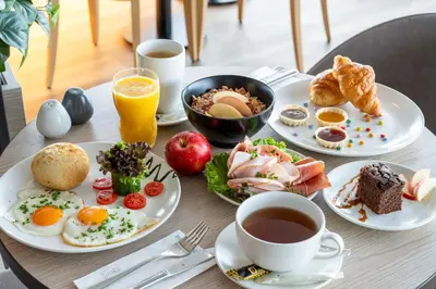 Essen im Hotel oder in der Nähe