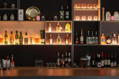 Getränke in der Unterkunft IntercityHotel Heidelberg