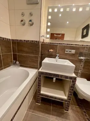 Ein Badezimmer in der Unterkunft Goldstadt Garden Residence - City Apartment Pforzheim
