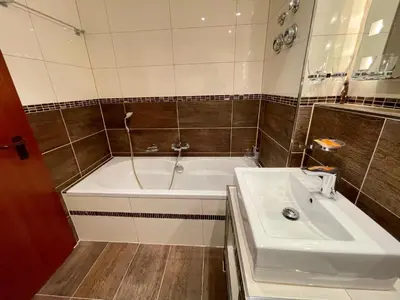 Ein Badezimmer in der Unterkunft Goldstadt Garden Residence - City Apartment Pforzheim