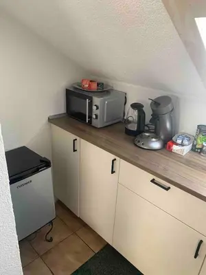 Küche/Küchenzeile in der Unterkunft Ferienwohnung in Bad Rappenau