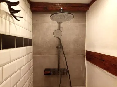 Ein Badezimmer in der Unterkunft Fürstenstube