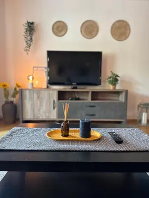 TV/Unterhaltungsangebot in der Unterkunft Gemütliche Wohnung Karlsruhe