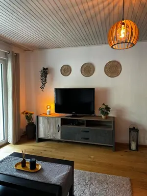 TV/Unterhaltungsangebot in der Unterkunft Gemütliche Wohnung Karlsruhe