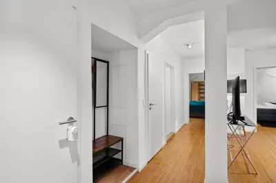 Ein Sitzbereich in der Unterkunft Traumhaft gelegene Altbau-Wohnung im Herzen von Weinheim - Parking