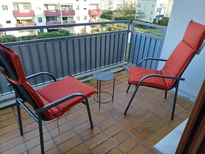 Ein Balkon oder eine Terrasse in der Unterkunft feel-good-appartements