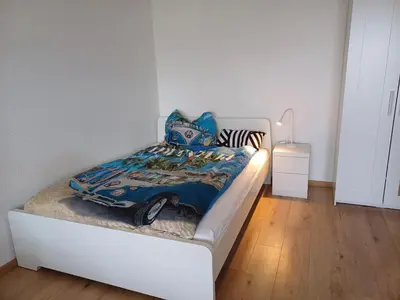 Ein Bett oder Betten in einem Zimmer der Unterkunft feel-good-appartements