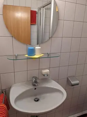 Ein Badezimmer in der Unterkunft Apartment in Ludwigsburg