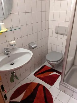 Ein Badezimmer in der Unterkunft Apartment in Ludwigsburg