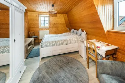 Ein Sitzbereich in der Unterkunft Ferienwohnung historischer Markt