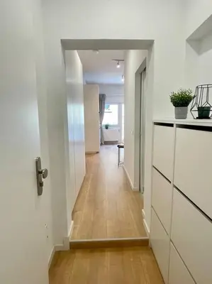 Küche/Küchenzeile in der Unterkunft Modernes Apartment im Zentrum von Karlsruhe