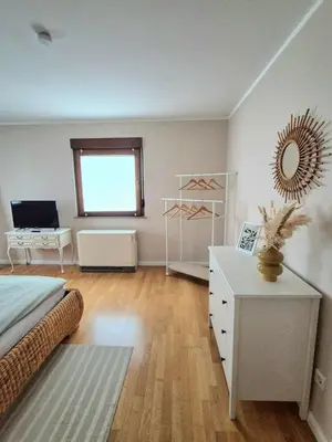 TV/Unterhaltungsangebot in der Unterkunft Ferienwohnung Grünoase mit Sonnenbalkon