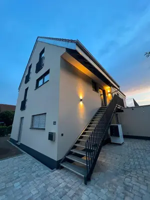 Das Gebäude in dem sich die Ferienwohnung befindet