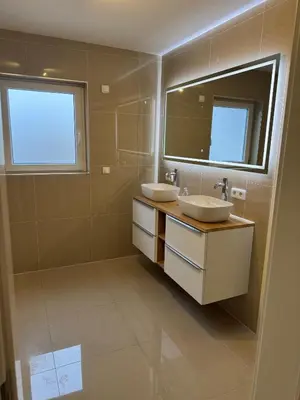 Ein Badezimmer in der Unterkunft Apartment Lutherbaum