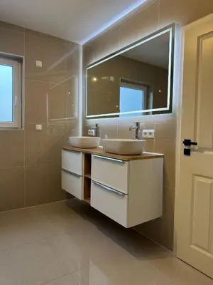 Ein Badezimmer in der Unterkunft Apartment Lutherbaum