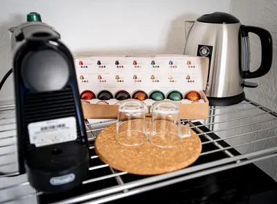 Küche/Küchenzeile in der Unterkunft City Loft - 5 Min Rhein-Galerie