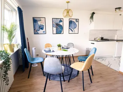 Küche/Küchenzeile in der Unterkunft City Loft - 5 Min Rhein-Galerie