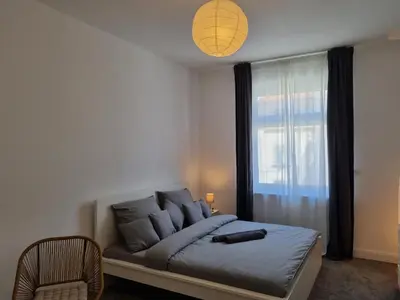 Ein Bett oder Betten in einem Zimmer der Unterkunft Süße Marie 7