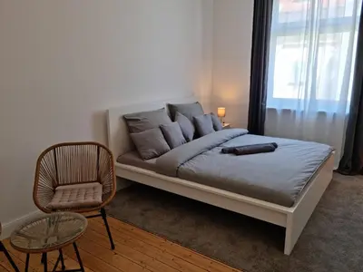 Ein Bett oder Betten in einem Zimmer der Unterkunft Süße Marie 7