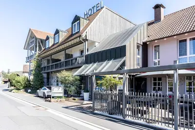 Das Gebäude in dem sich das Hotel befindet
