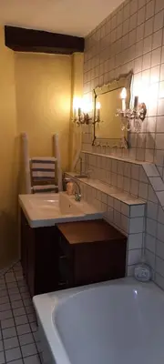 Ein Badezimmer in der Unterkunft Altstadtapartment Rochusstraße