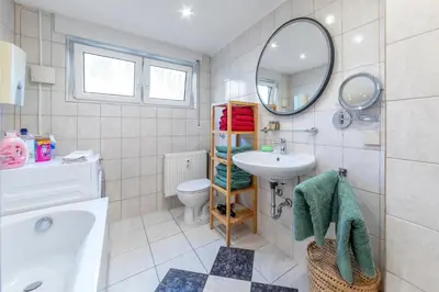 Ein Badezimmer in der Unterkunft PMC Business Apartments