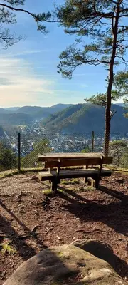 Naturlandschaft in der Nähe der Ferienwohnung