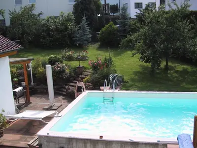 Der Swimmingpool an oder in der Nähe von Alte Försterei