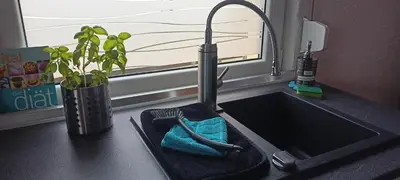 Grundriss der Unterkunft FeWo Blaue Oase, Netflix, Massagesessel, Whirlpool Badewanne
