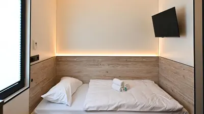 Ein Bett oder Betten in einem Zimmer der Unterkunft Roatel Gau-Bickelheim A61 my-roatel-com