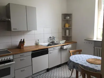 Küche/Küchenzeile in der Unterkunft Josefshof