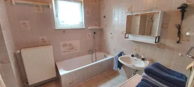 Ein Badezimmer in der Unterkunft Apartment Popp Langen